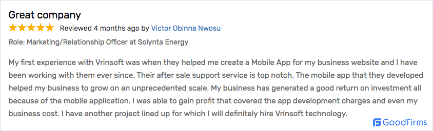 Mobile App Development Review