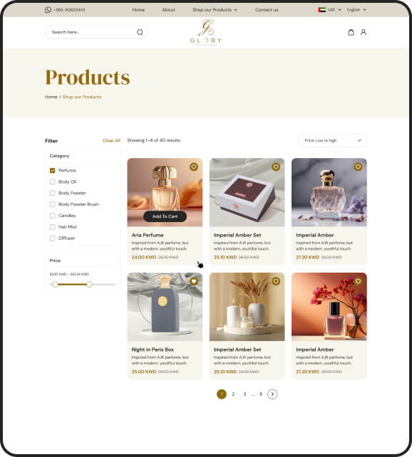product_listing page